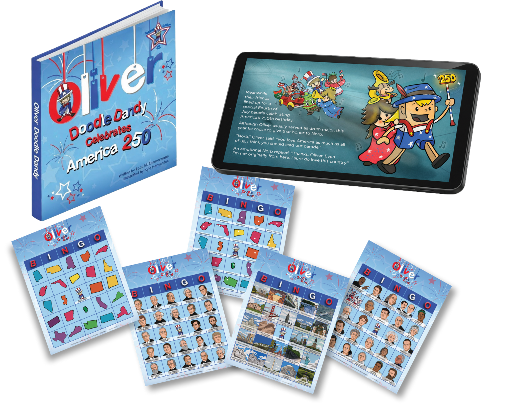 Oliver Doodle Dandy Celebrates America 250 - Advanced Patriotic Collection