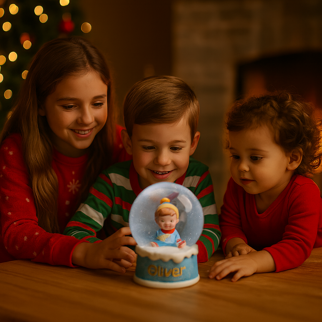 Oliver the Ornament Musical Snow Globe - Oliver