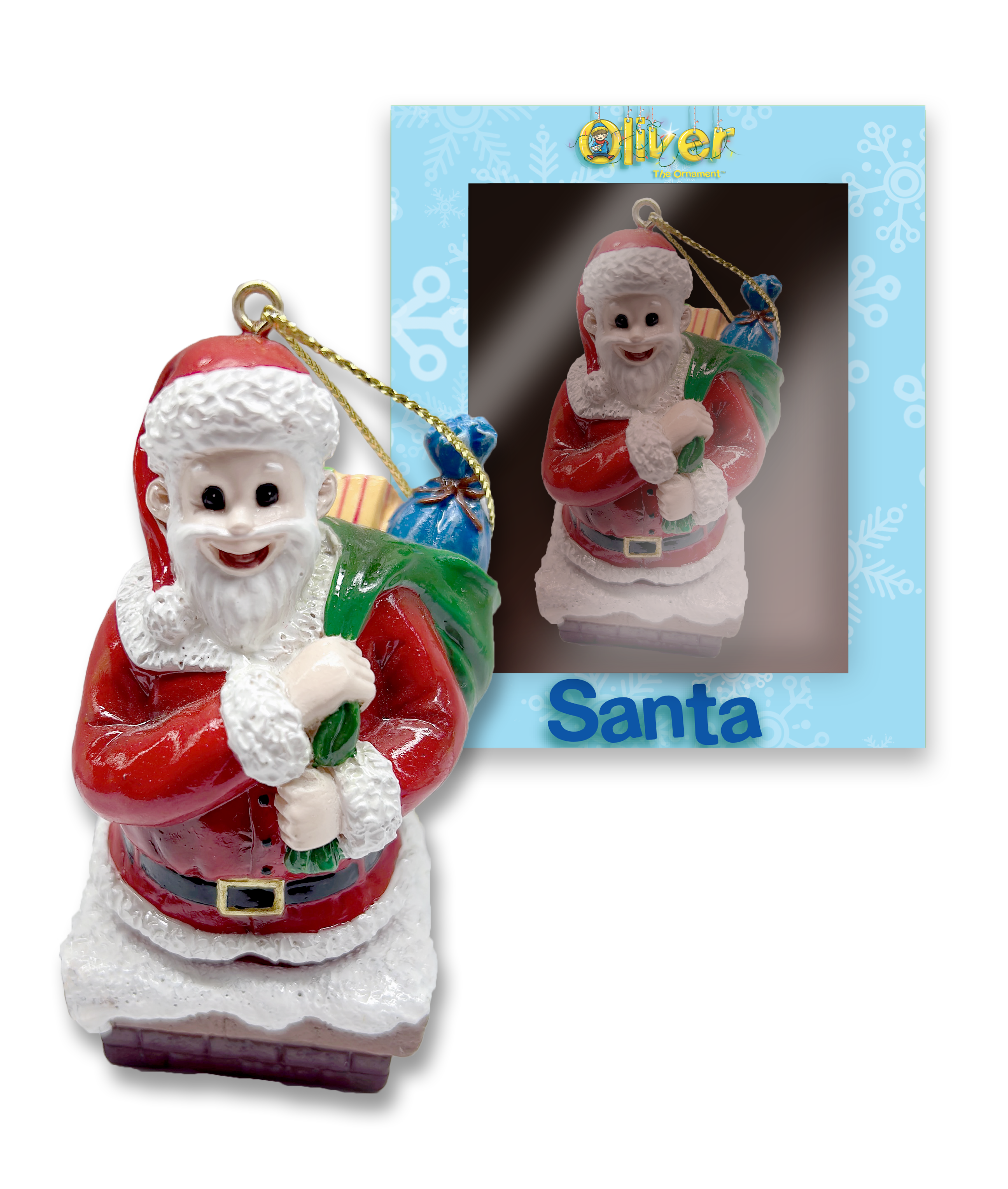 Santa Ornament