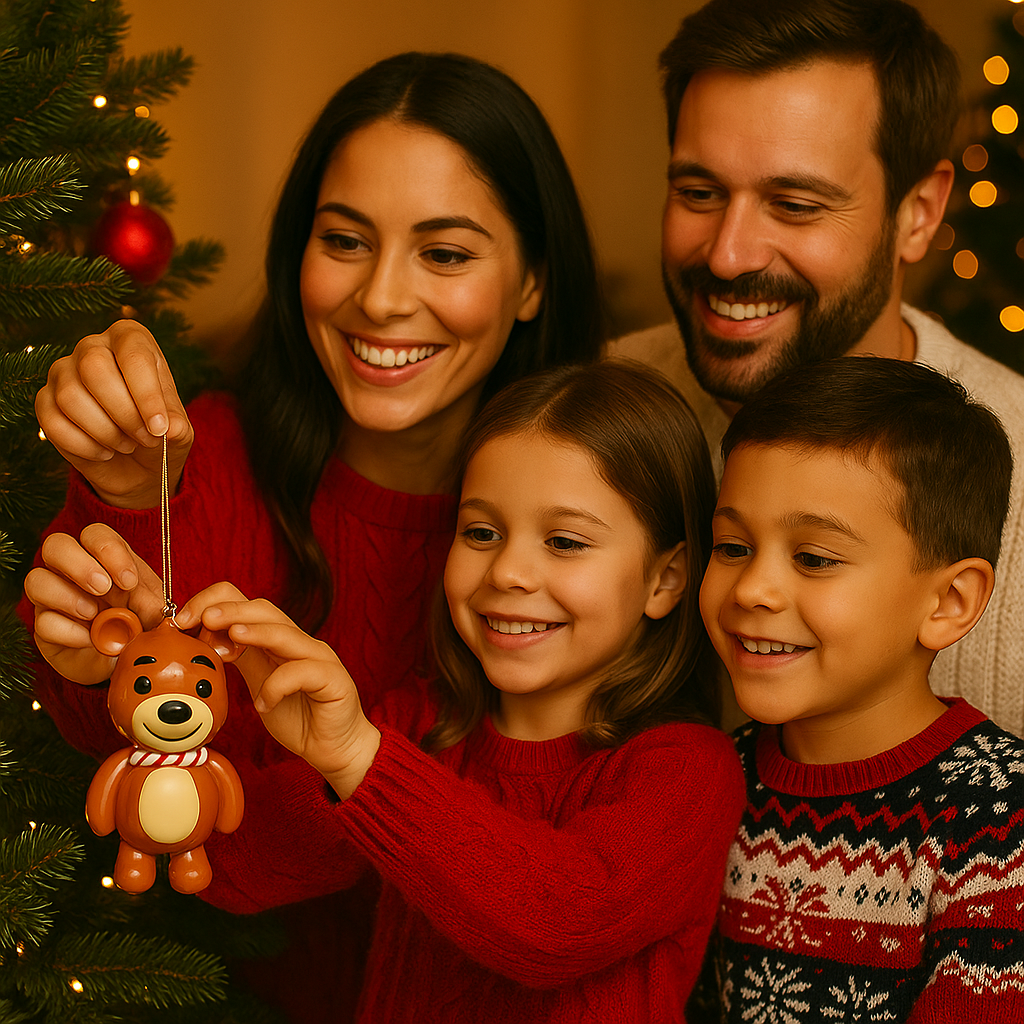 Teddy Christmas Ornament | Oliver the Ornament
