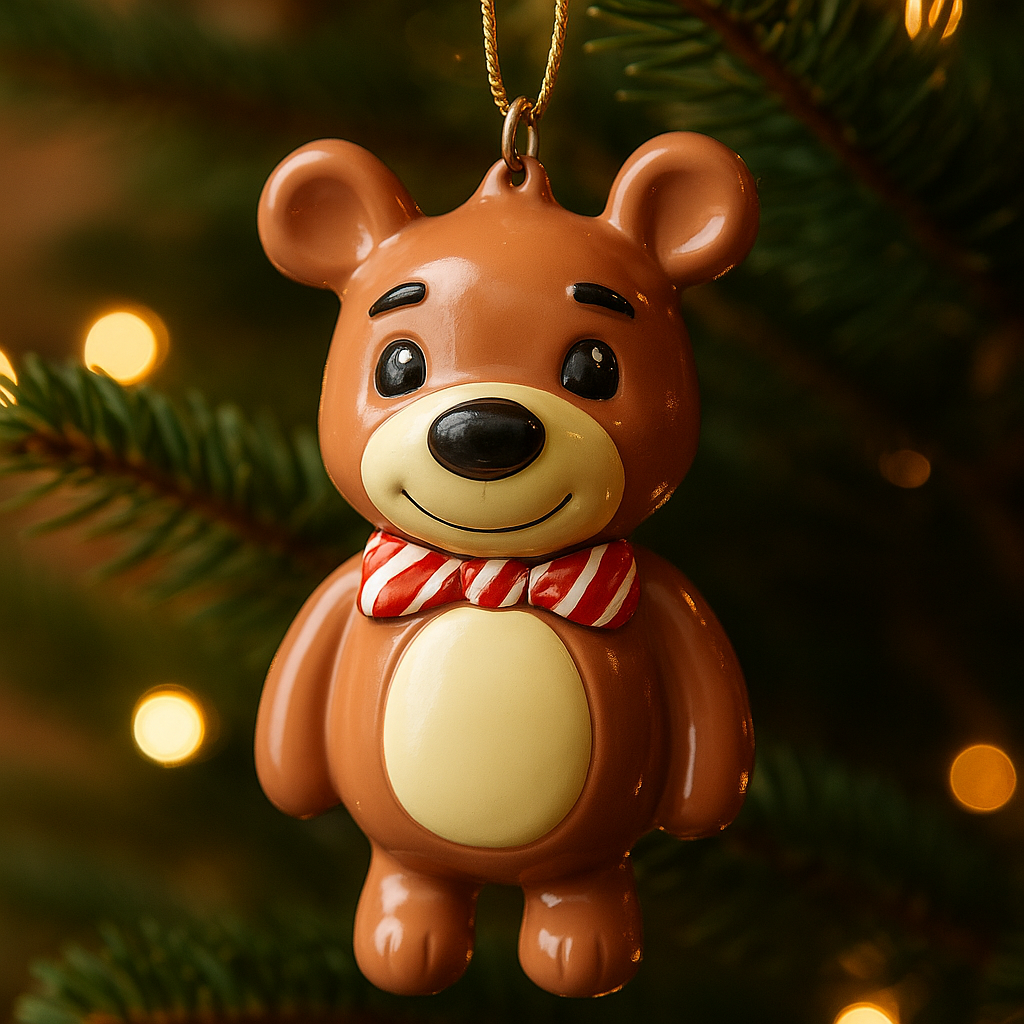Teddy Christmas Ornament | Oliver the Ornament