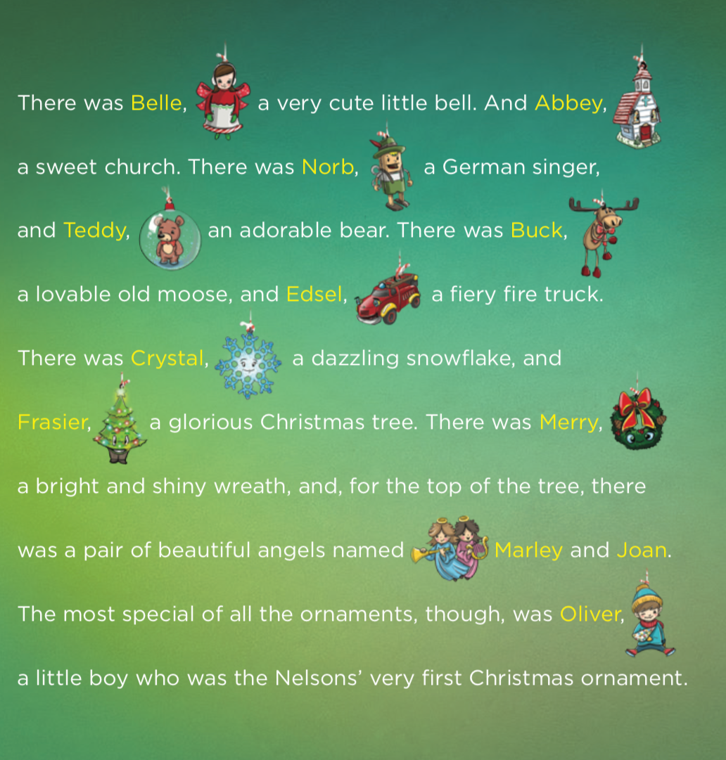 Oliver the Ornament Narrated eBook