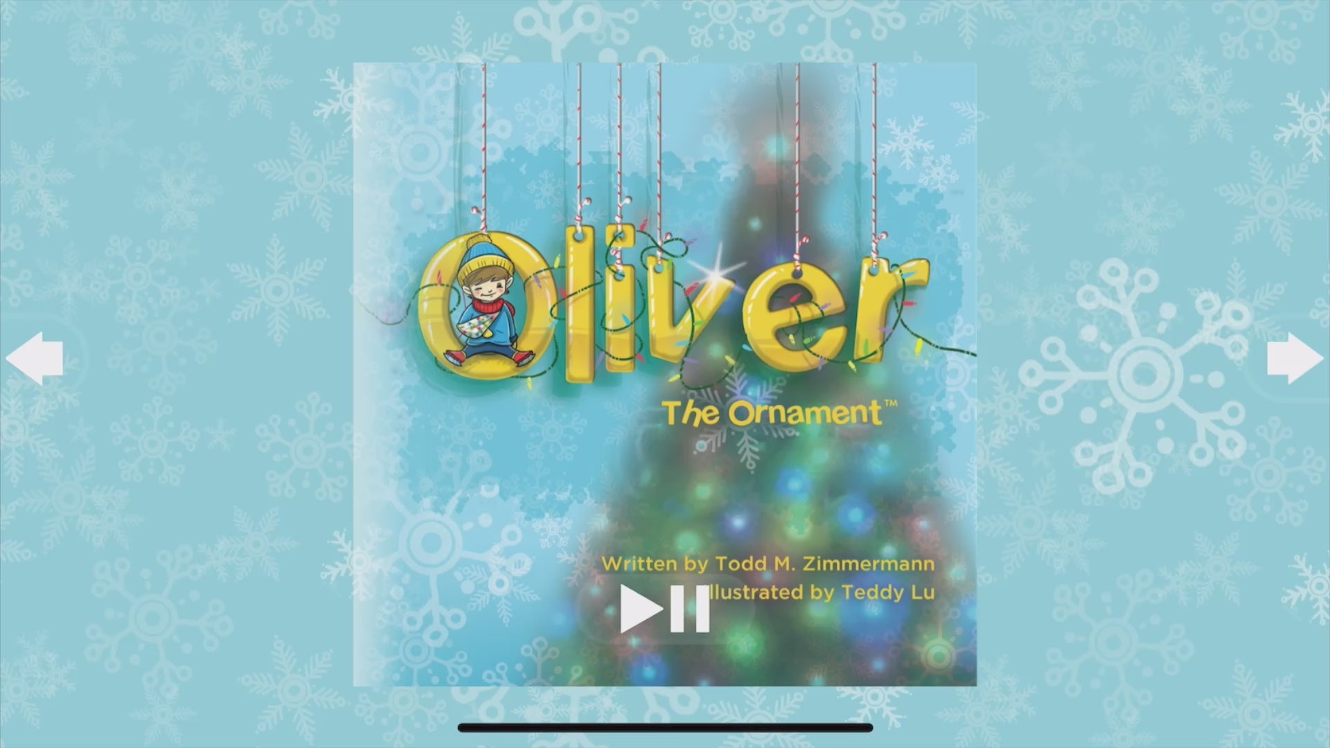 Oliver the Ornament Meets Belle Narrated eBook