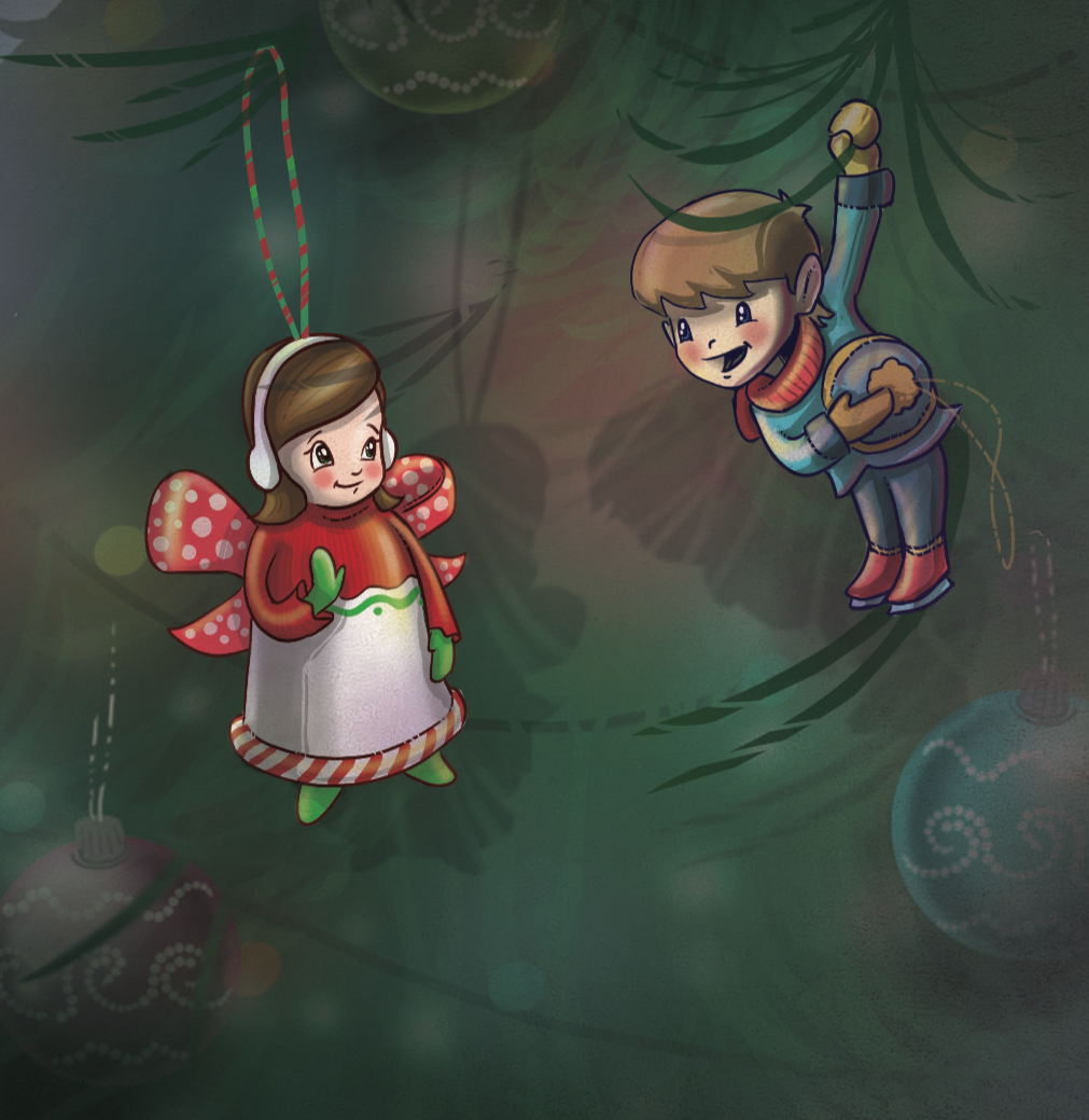 Oliver the Ornament Meets Belle Narrated eBook