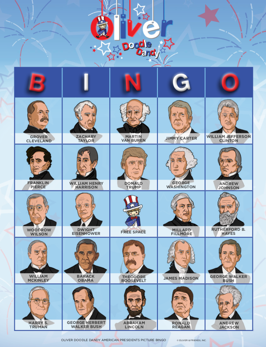 Picture Bingo - American Presidents