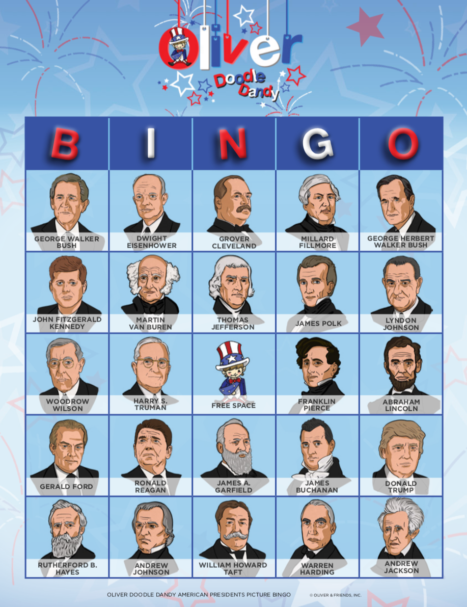 Picture Bingo - American Presidents