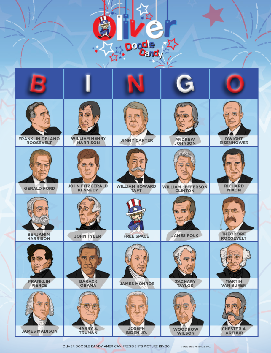 Picture Bingo - American Presidents