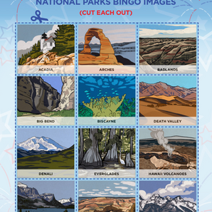 Picture Bingo - National Parks