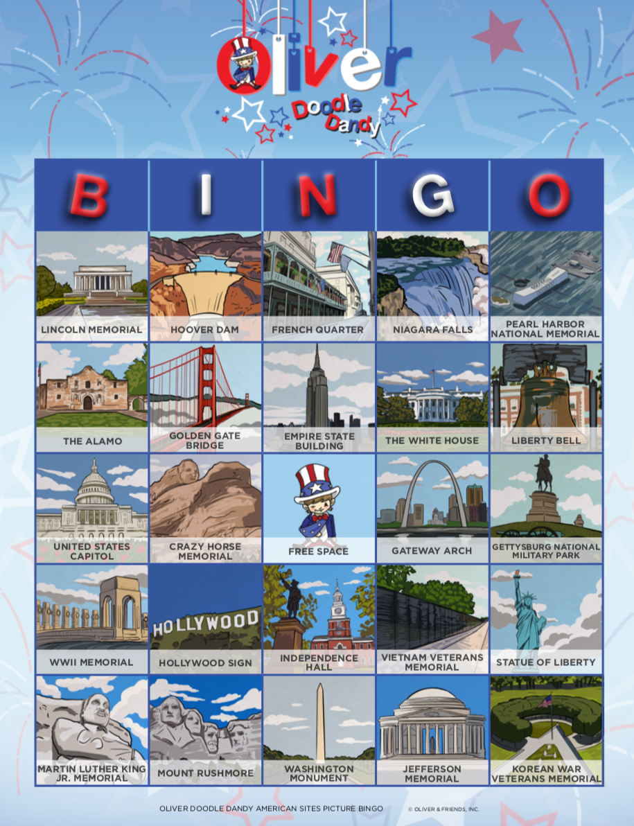 Picture Bingo - American Sites