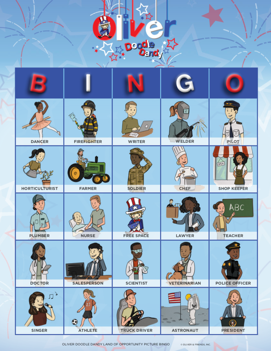 Picture Bingo - Land of Opportunity