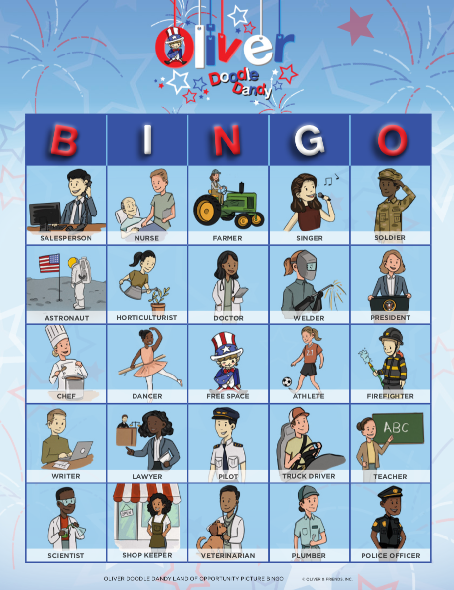 Picture Bingo - Land of Opportunity