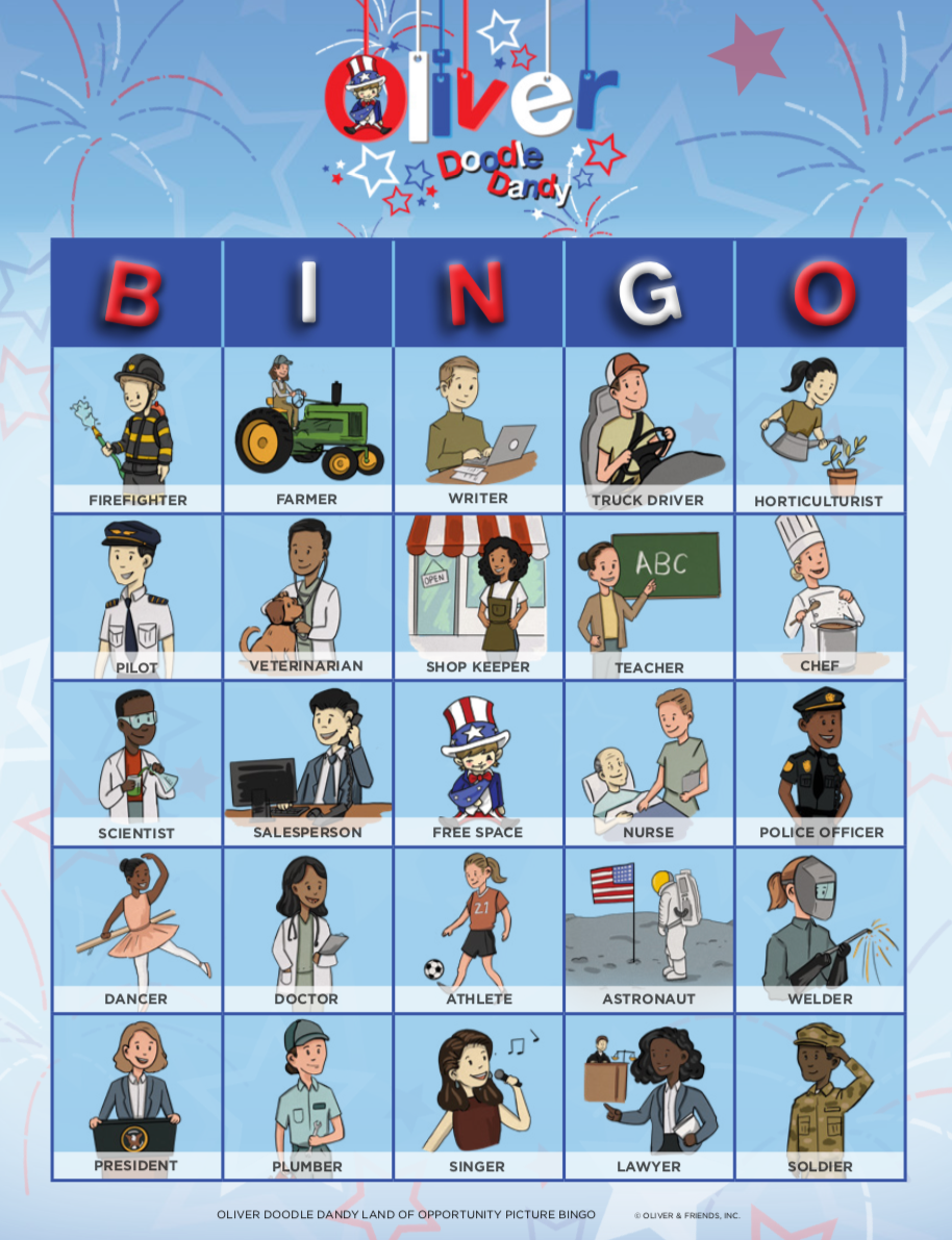 Picture Bingo - Land of Opportunity