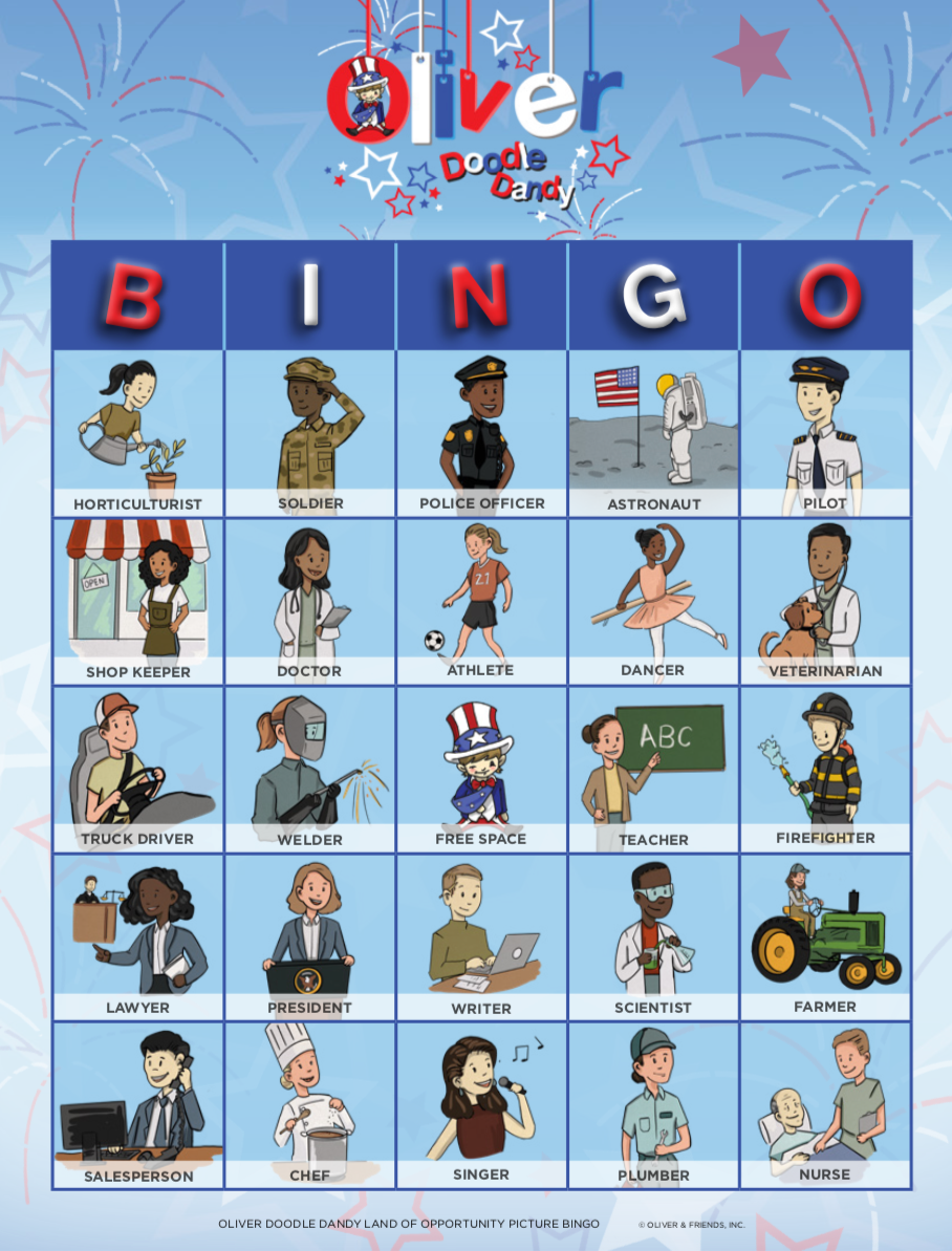 Picture Bingo - Land of Opportunity