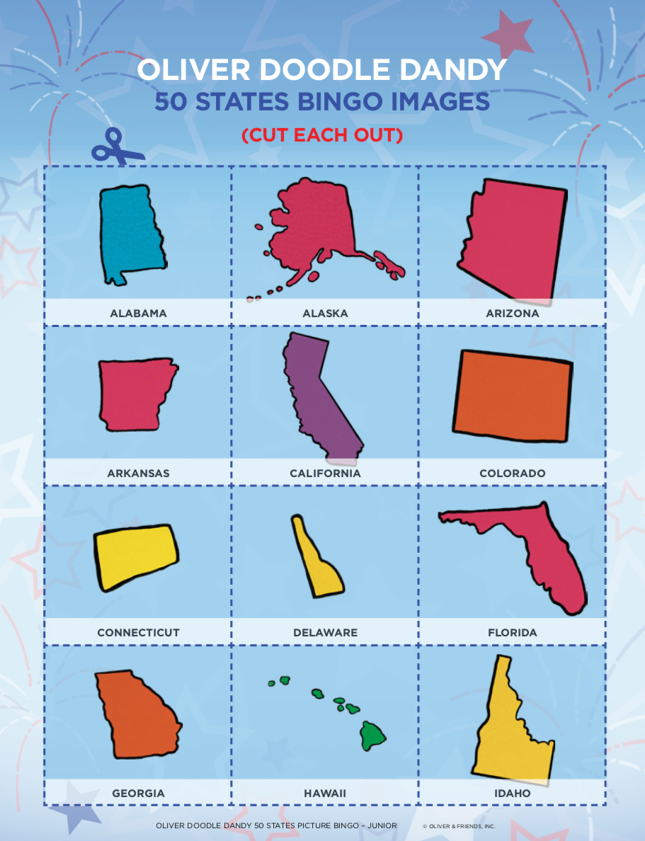 Picture Bingo - 50 States Junior